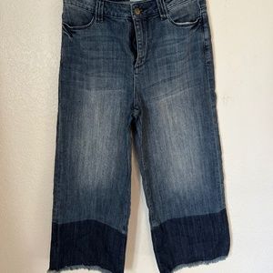 Wrap London Cropped wide leg chinos